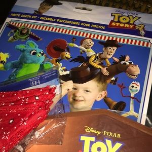 TOY STORY Photo Kit & Hat Props & 4 Woody Bandanna